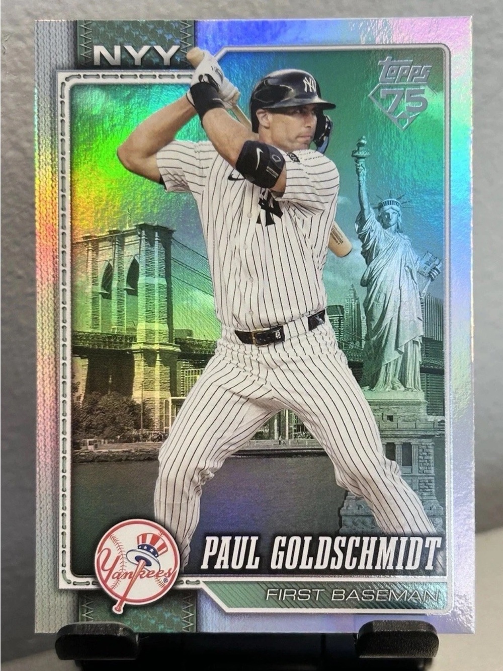 2026 Topps Series 2 Paul Goldschmidt Big Apple Foil Fanatics Fest Exclusive